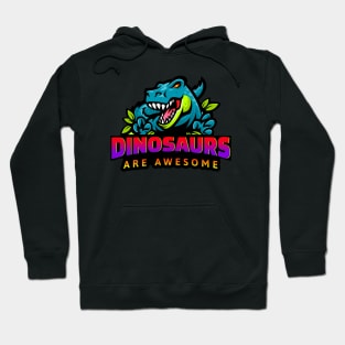 T-Rex Dinosaurs Are Awesome Red Hoodie